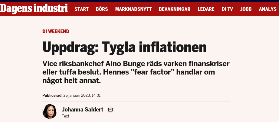 Riksbanken & Infrastrukturen