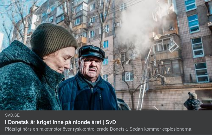 Huvudkonstigt Från Donetsk I SvD