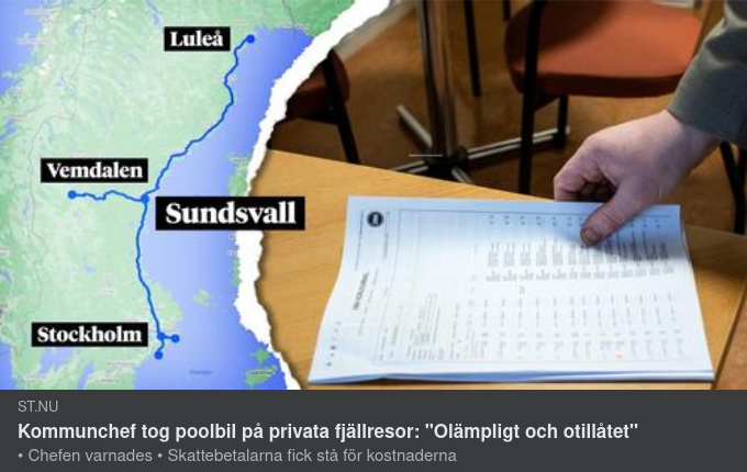 Regelbrott & Nytt Kommunalt Toppjobb