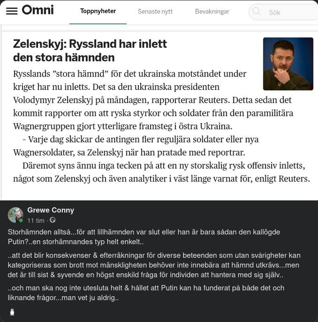 Zelensky Ser Påbörjad Rysk Storhämnd