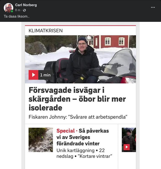 Öboisolerande Svagis