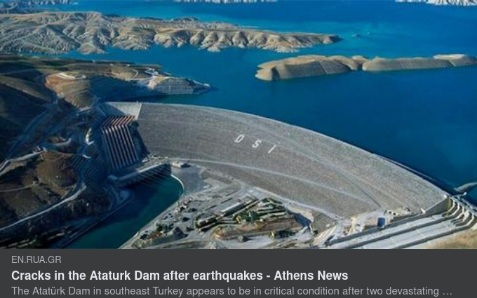 Sprickor I Atatürkdammen