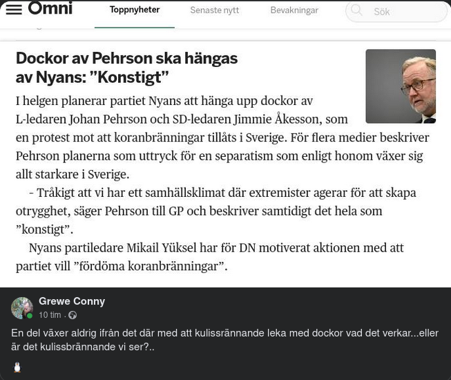 Docklekande Kuliss(b)rännande