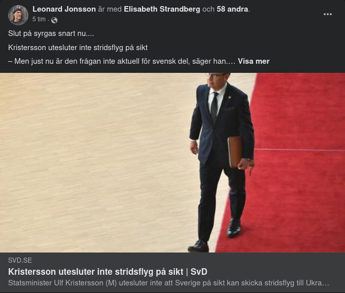 Stridsflygsickeuteslutande Barnhandlare