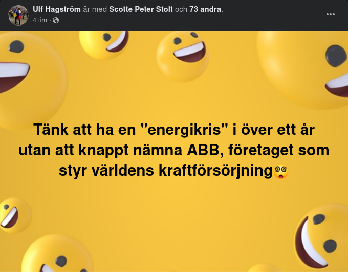 Energikris Utan ABB-Omnämnande..