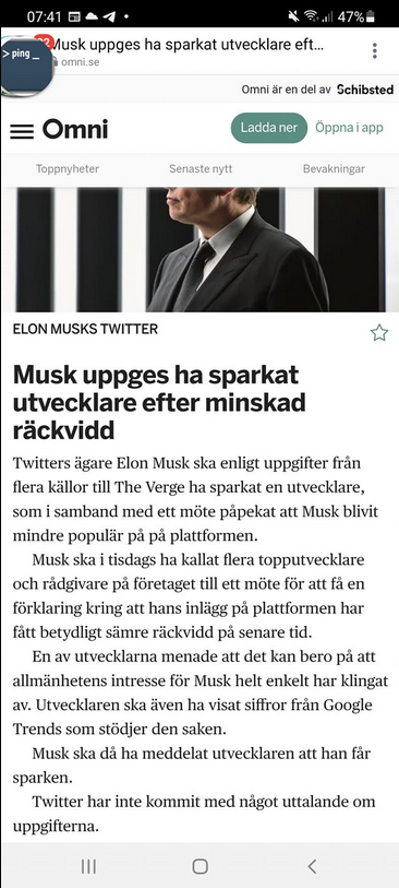 Städande Musk