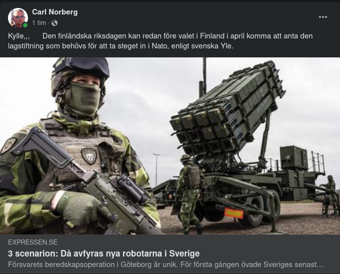 Tre Scenarion För Svensk Robotavfyrande