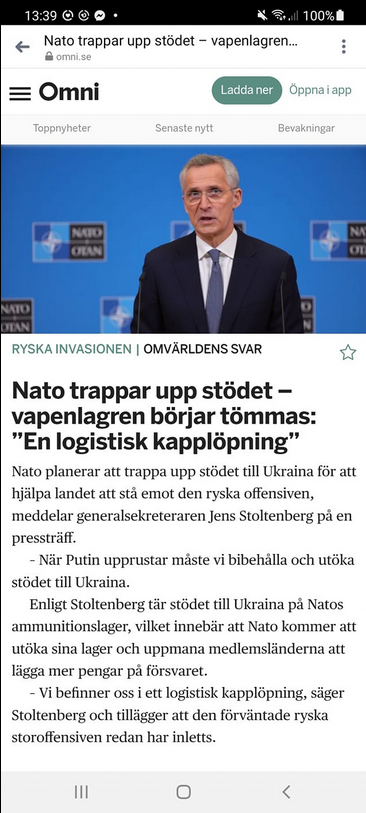 Vapenlagertömmande Nato