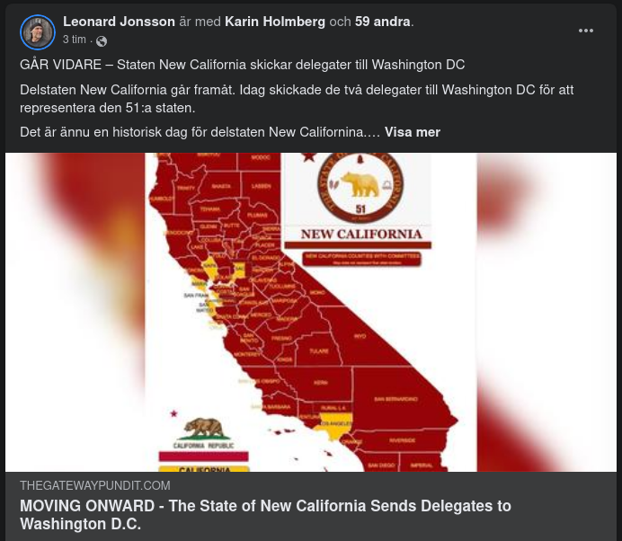 New California Med Militär Indragning