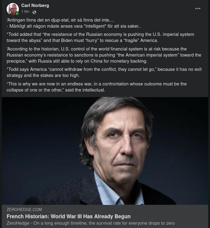 Intellektuellt Utan Djup Stat