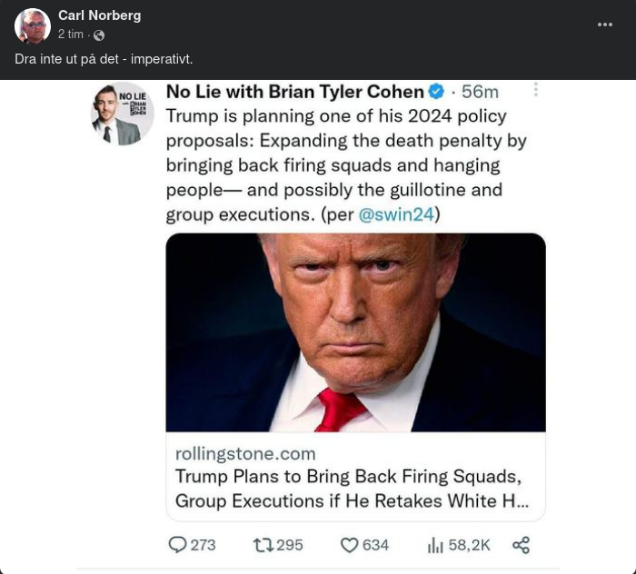 Trumpföreslagna Avrättningsmetoder