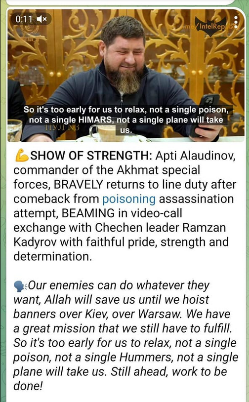 Ambitiösa Tjetjener