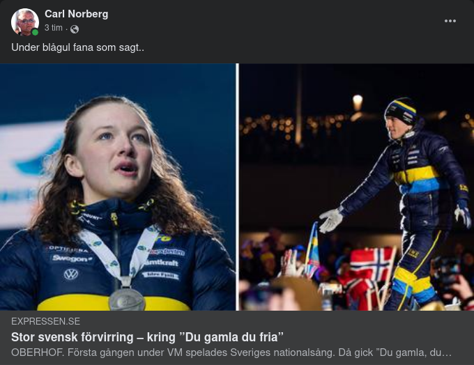 Förvirrande Nationalsång