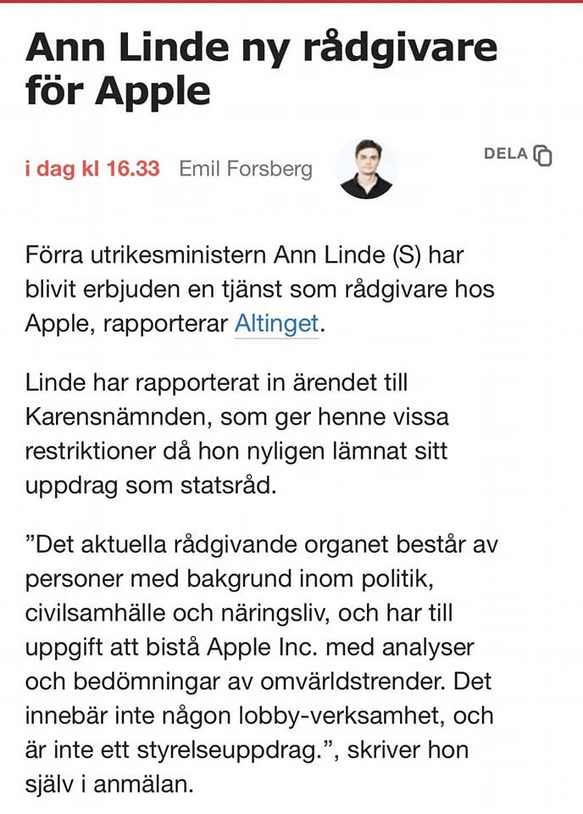 Linde & Apple