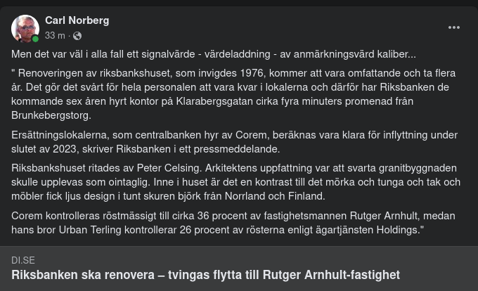 Riksbankshusrenovering