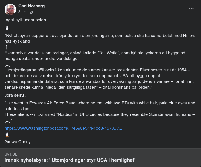 Alien Nordics Sedan Länge