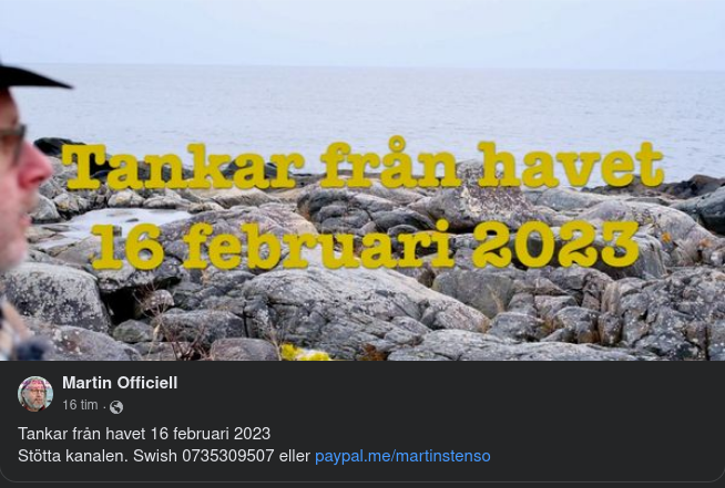 Tankar Från Havet 16 Februari 2023