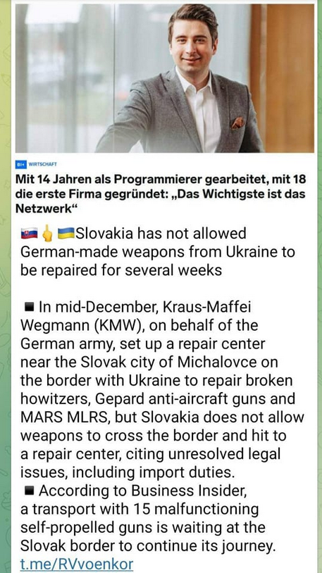 Slovansk Tull Hindrar Tysk Krigsmaterielreparationsverkstadsarbete För Tysktillverkade Ukrainavapen