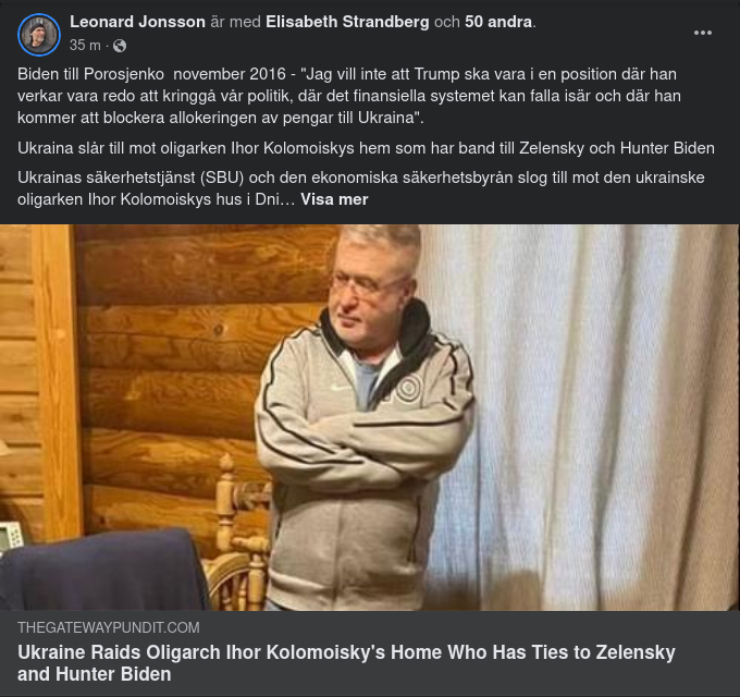 Tillslag Hemma Hos Kolomoisky