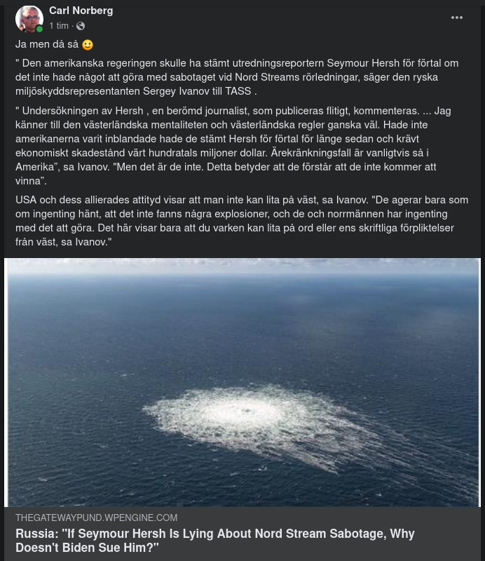 Ingen Förtalsstämning Mot Hearsh