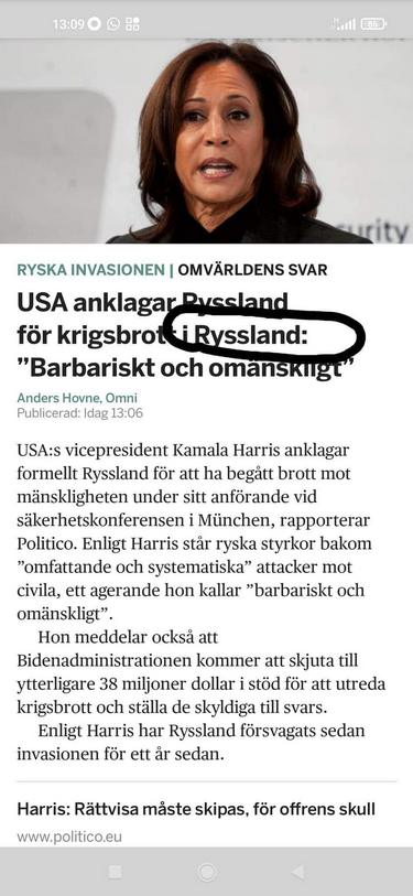 Rysslandsanklagande Kamel