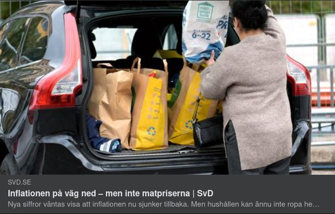 Inflation & Matpriser