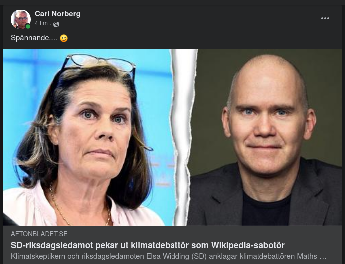 Widding Om En Wikipedia-Sabotör
