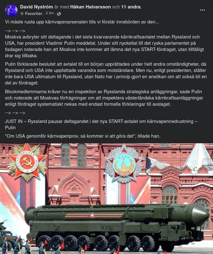 Rysk Kärnavtalspaus