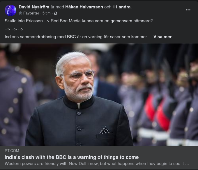 Indien & En BBC-Beskrivning & Soros