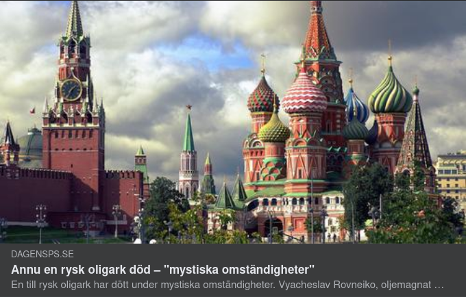 Ytterligare En Mystiskt Död Oligark