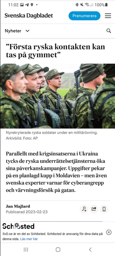 Ryskt På Gymmet I SvD