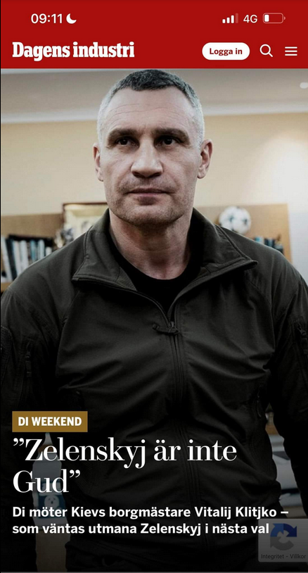 Förväntad Zelensky-Utmanare