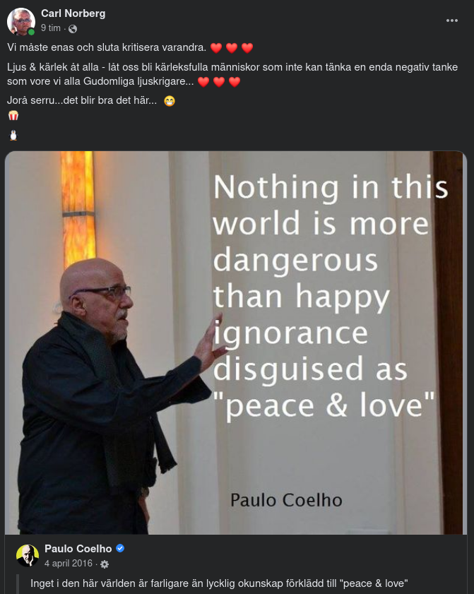 Lyckligt Enande Ignorans