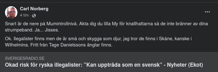 Rysk Illegalistsriskökning