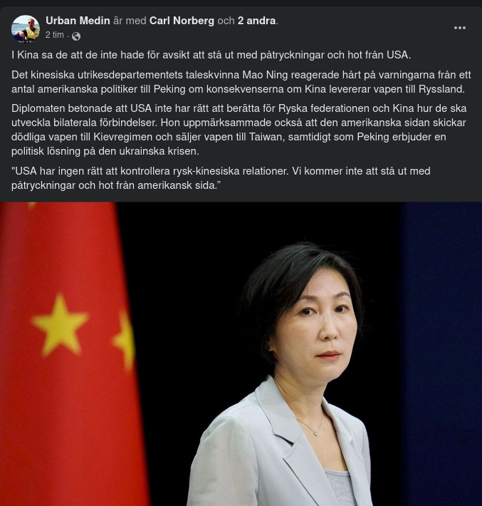 Skarp Kinesisk Kommentar