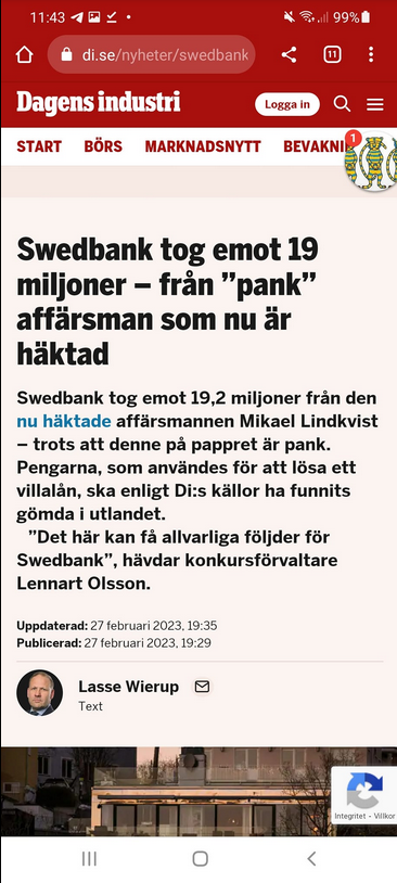 Bedragande Swedbank