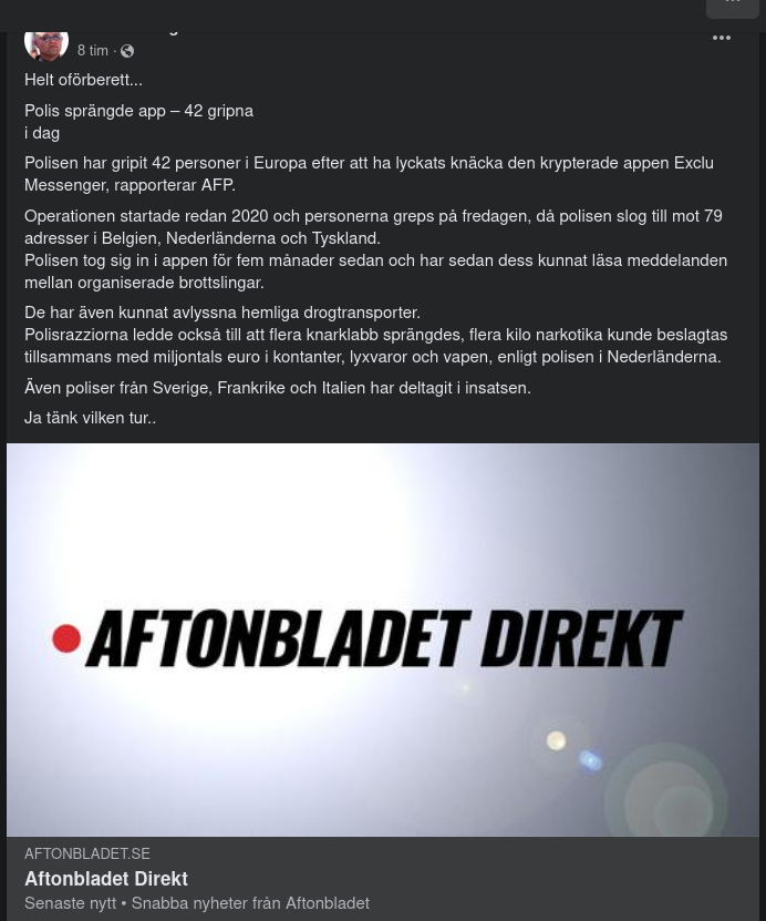 Avlyssnade Drogtransporter