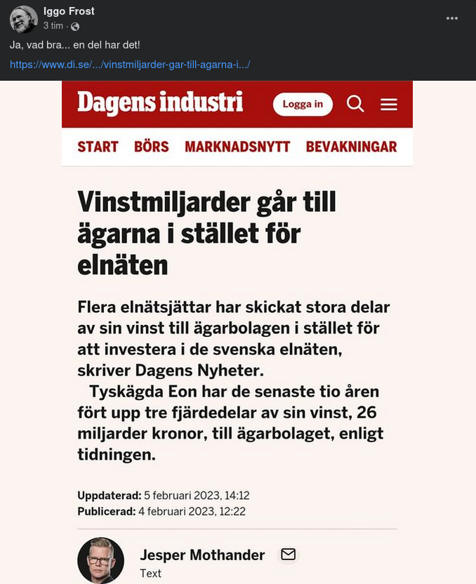 Vinst Före Investering