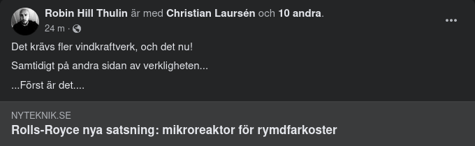 Rymdkärnkraftssatsande Rolls Royce