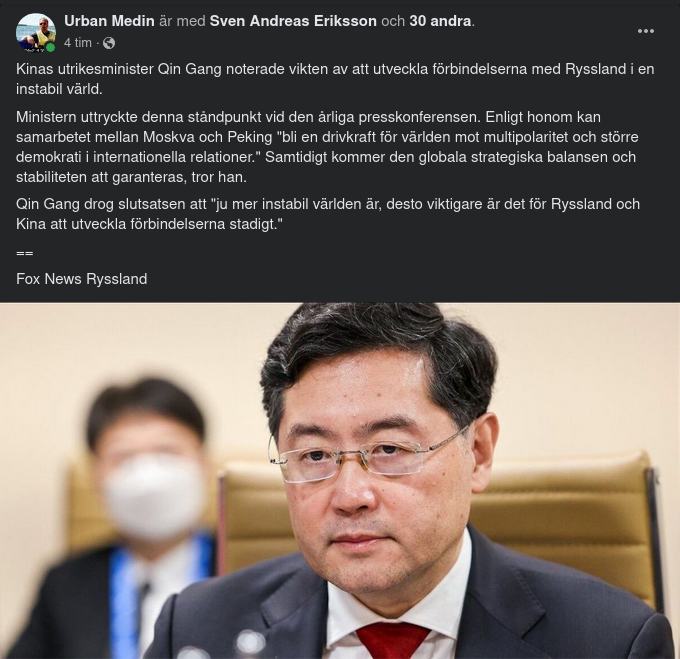 Kina & Ryssland Som Drivkraft Till Multipolaritet