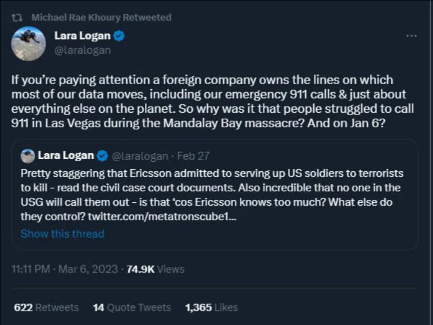 Lara Logan Ericssontwittrar