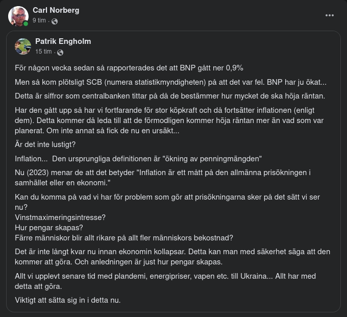 Det Där Med Pengar & Ekonomi