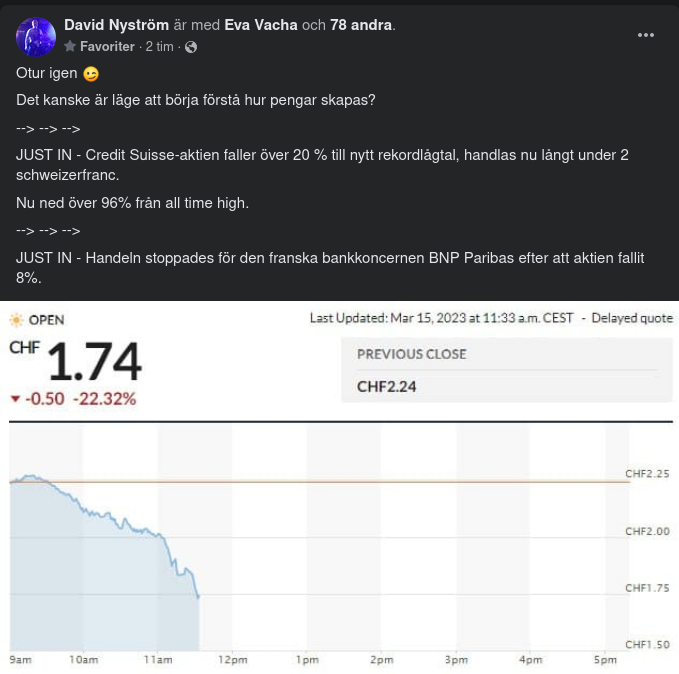 Saudi National Bank Regulatoriskt Förhindrat Att Backa Credit Suisse
