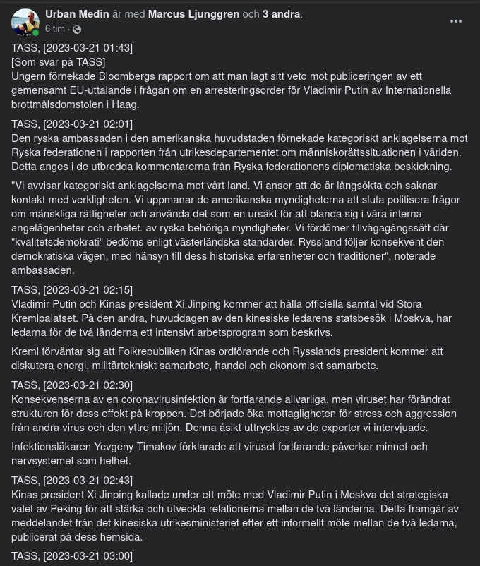 Kort Från Från TASS