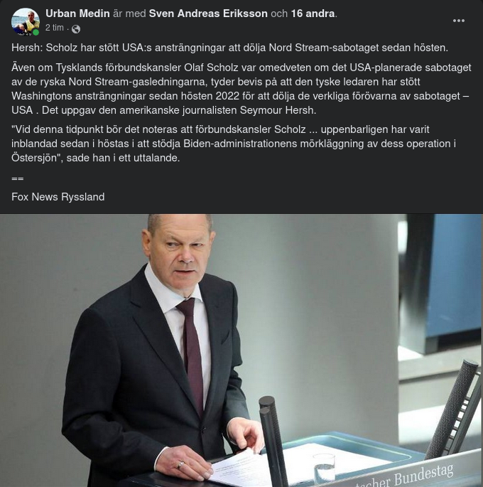 Scholtz & Nord Stream