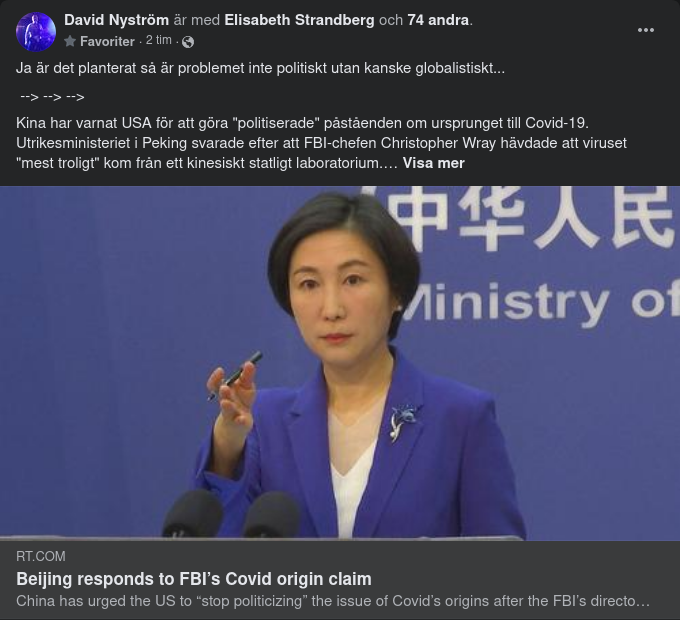 Kina Svarar På FBI:s Labbläcketro