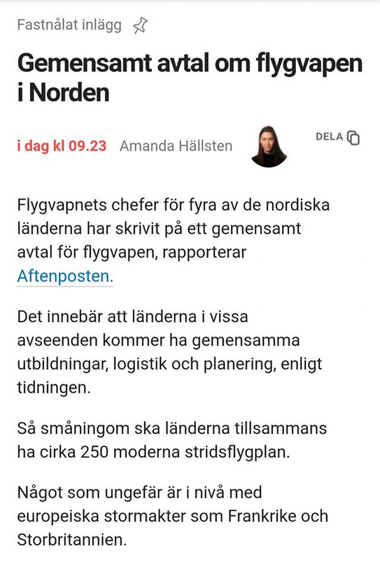 Gemensamt Nordiskt Flygvapen