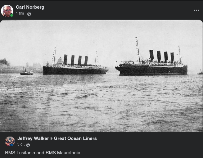 RMS Lusitania & RMS Mauretania