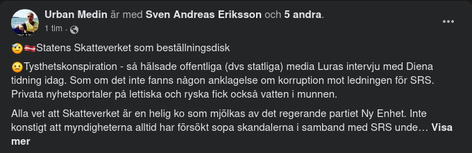 Statlig Baltkorruption