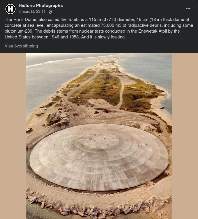 The Runit Dome aka The Tomb